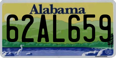AL license plate 62AL659