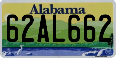 AL license plate 62AL662