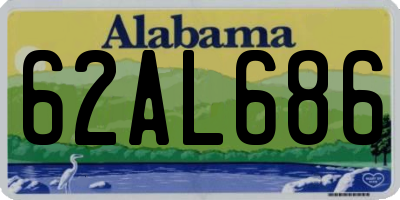 AL license plate 62AL686