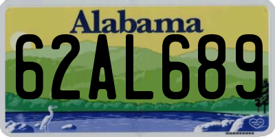 AL license plate 62AL689