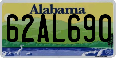 AL license plate 62AL690