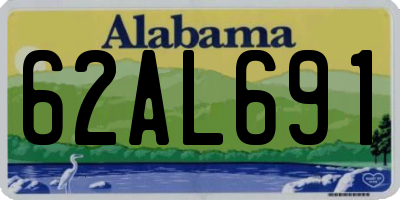 AL license plate 62AL691