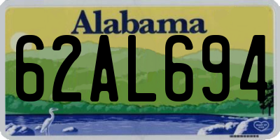 AL license plate 62AL694