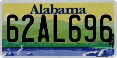 AL license plate 62AL696