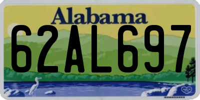AL license plate 62AL697