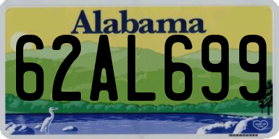 AL license plate 62AL699