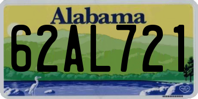 AL license plate 62AL721