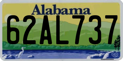 AL license plate 62AL737