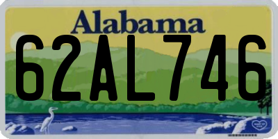 AL license plate 62AL746