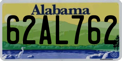 AL license plate 62AL762