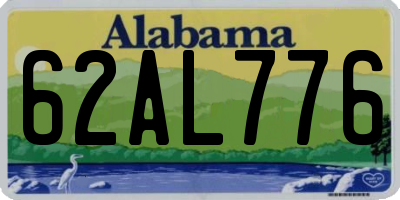 AL license plate 62AL776