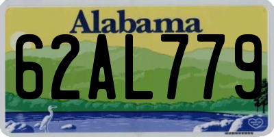 AL license plate 62AL779