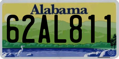 AL license plate 62AL811