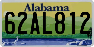 AL license plate 62AL812