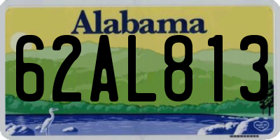 AL license plate 62AL813