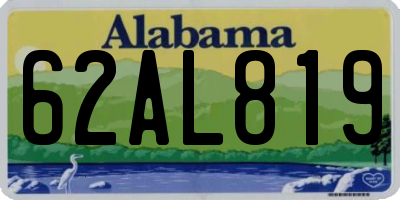 AL license plate 62AL819