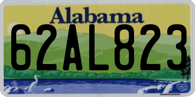 AL license plate 62AL823