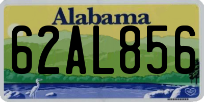 AL license plate 62AL856