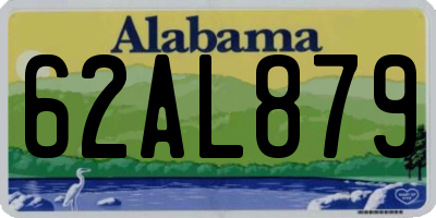 AL license plate 62AL879