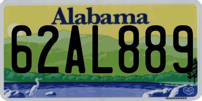 AL license plate 62AL889