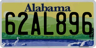 AL license plate 62AL896