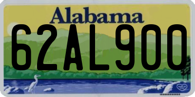 AL license plate 62AL900
