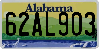AL license plate 62AL903