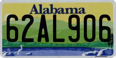 AL license plate 62AL906