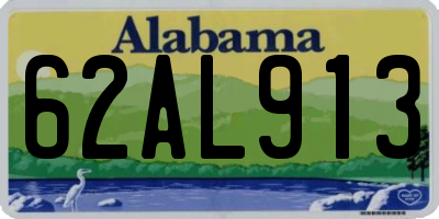 AL license plate 62AL913