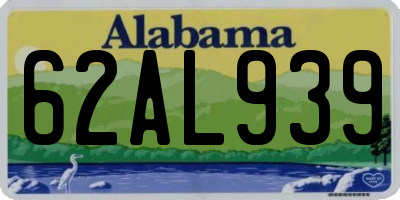 AL license plate 62AL939