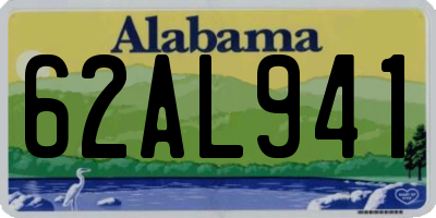 AL license plate 62AL941