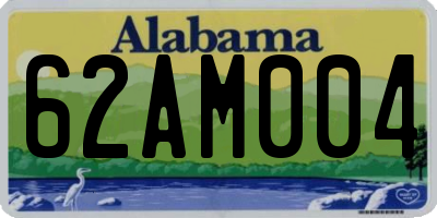 AL license plate 62AM004