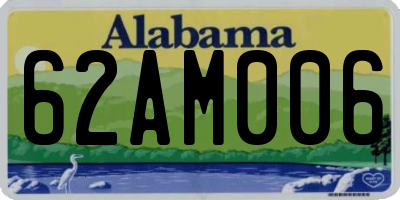 AL license plate 62AM006