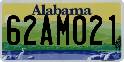 AL license plate 62AM021