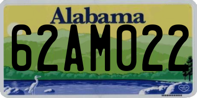 AL license plate 62AM022