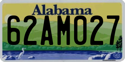 AL license plate 62AM027