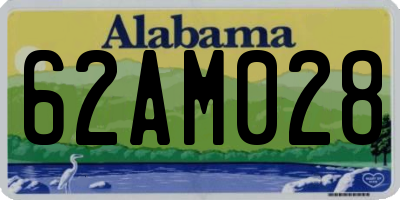 AL license plate 62AM028