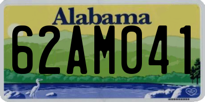 AL license plate 62AM041