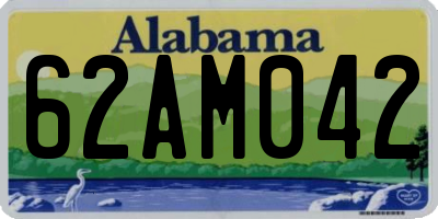 AL license plate 62AM042