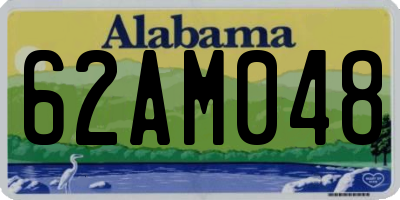 AL license plate 62AM048