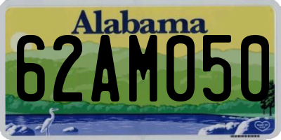 AL license plate 62AM050