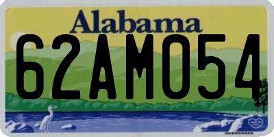 AL license plate 62AM054