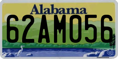 AL license plate 62AM056