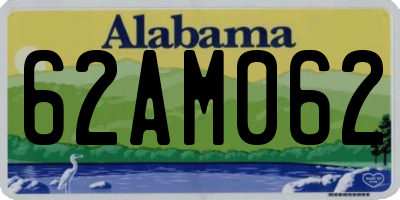 AL license plate 62AM062