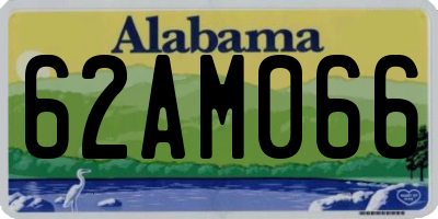 AL license plate 62AM066