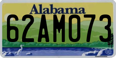 AL license plate 62AM073