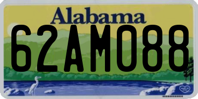 AL license plate 62AM088