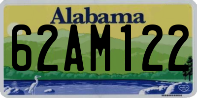 AL license plate 62AM122
