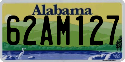 AL license plate 62AM127