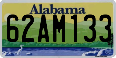 AL license plate 62AM133